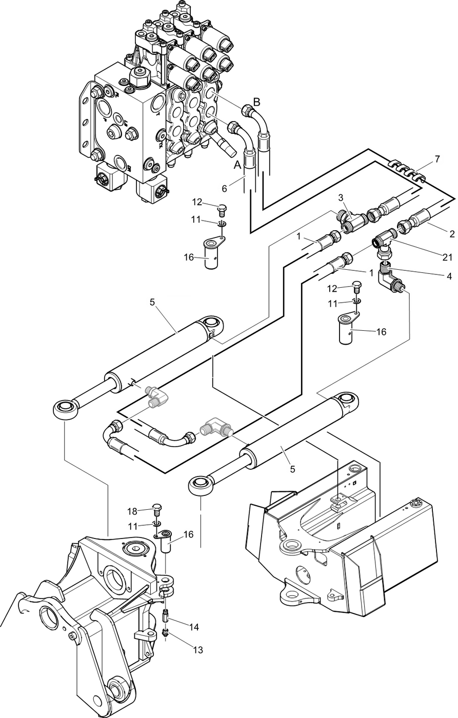 фотография Гидравлический цилиндр 5247955 от интернет-магазина sp.parts