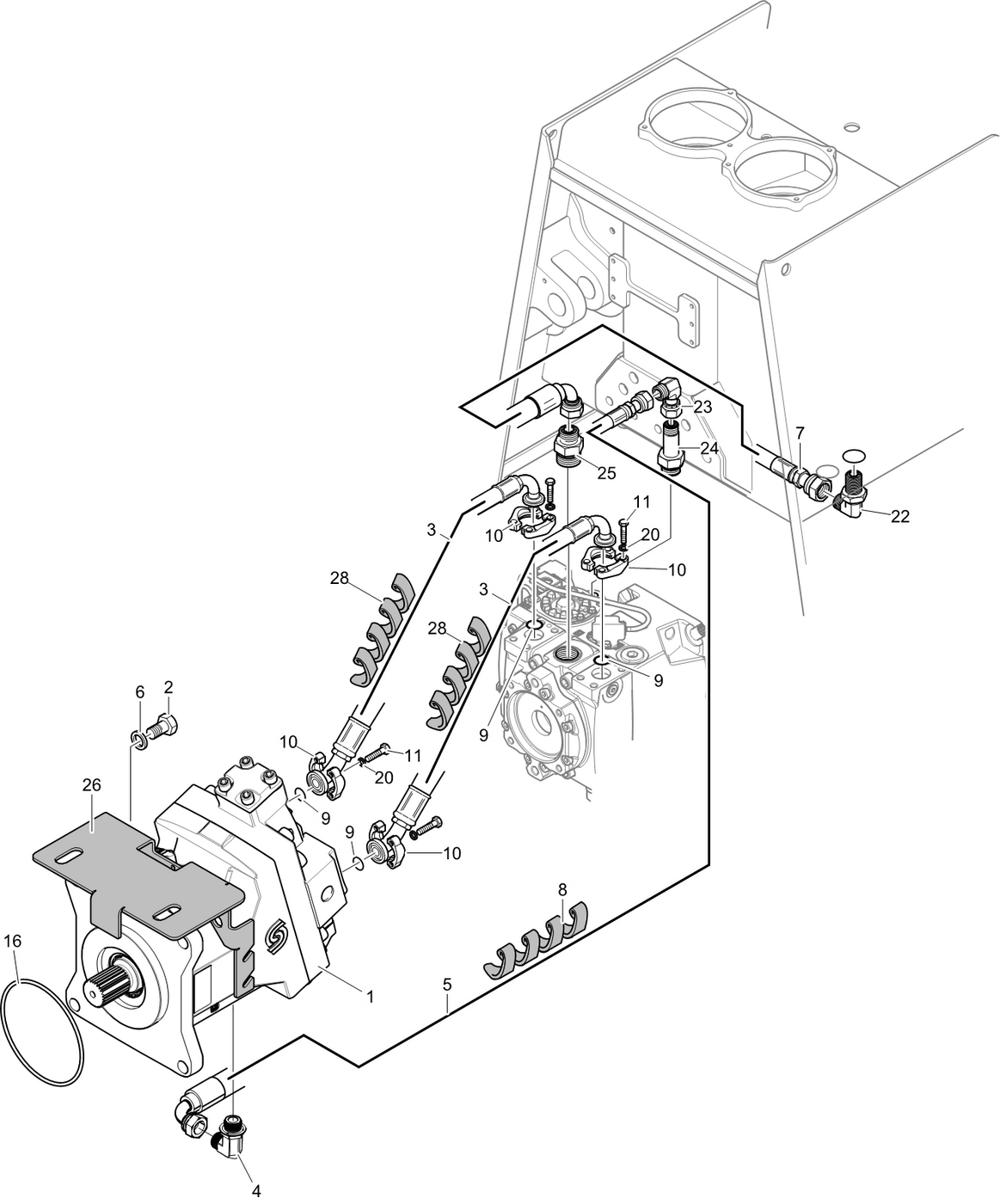 фотография Гидравлический шланг 5269191 от интернет-магазина sp.parts