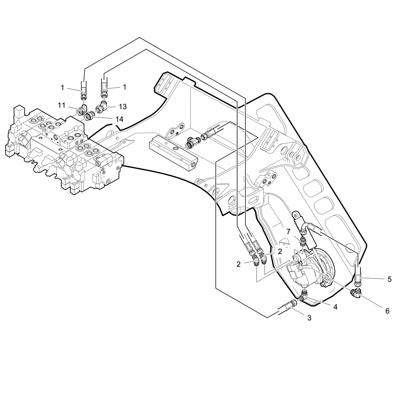 фотография Гидравлический шланг 5071652 от интернет-магазина sp.parts