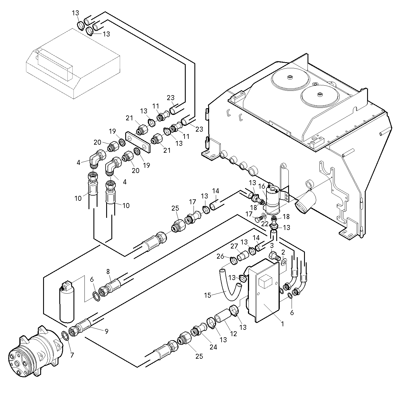 фотография Шланг кондиционера воздуха 5026291 от интернет-магазина sp.parts