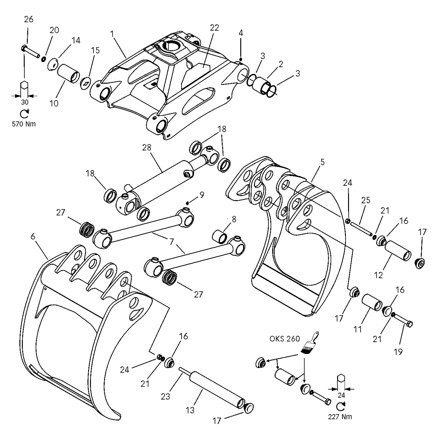 фотография Гидравлический цилиндр 4691825 от интернет-магазина sp.parts