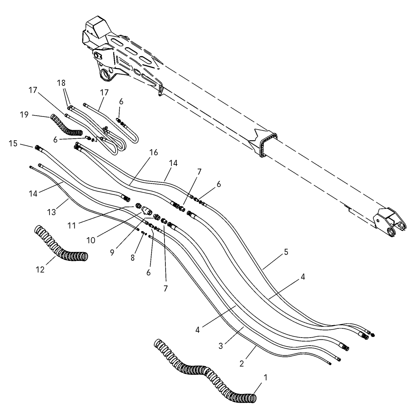 фотография Гидравлический шланг 5008733 от интернет-магазина sp.parts