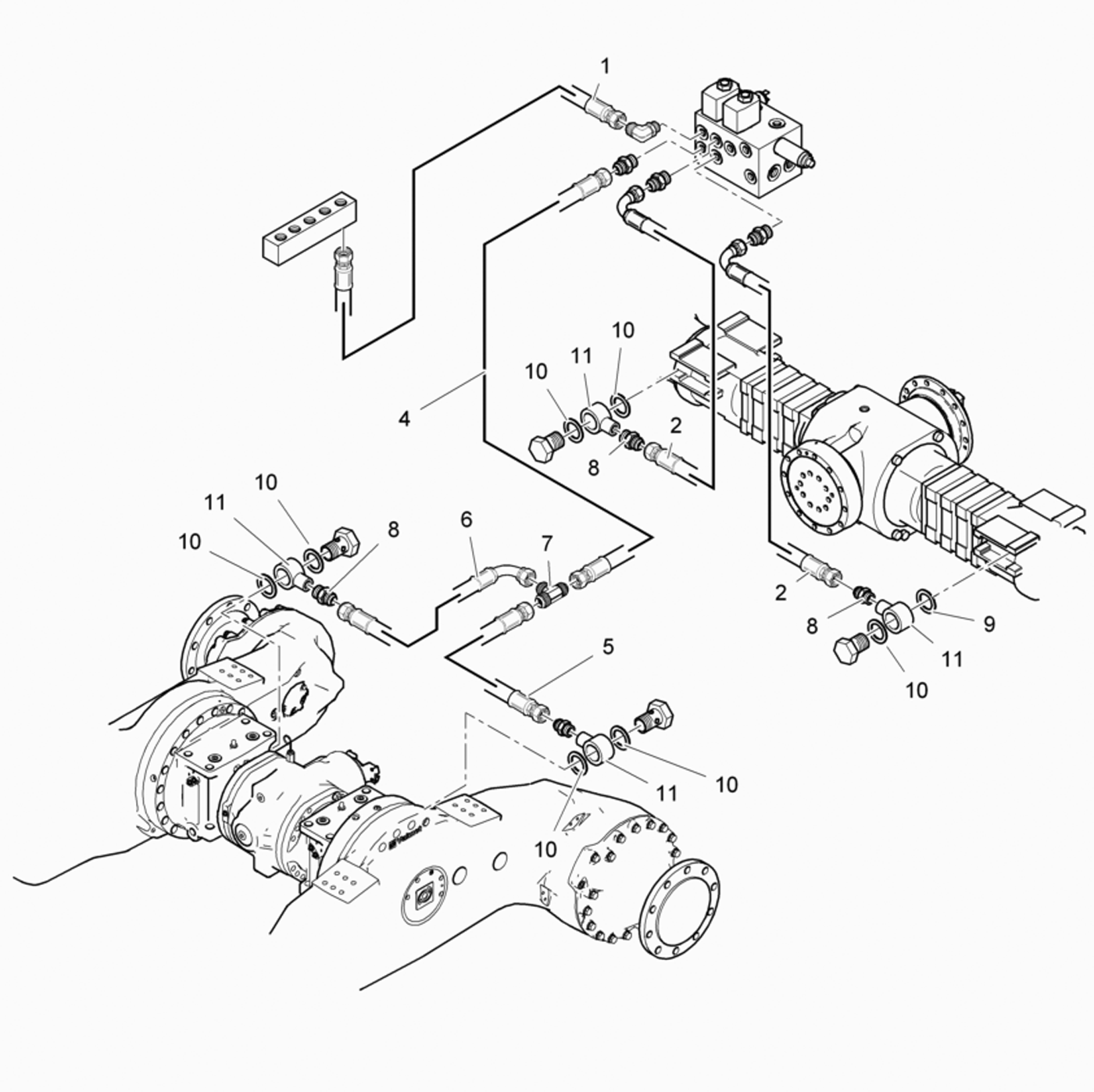 фотография Гидравлический шланг 5079330 от интернет-магазина sp.parts