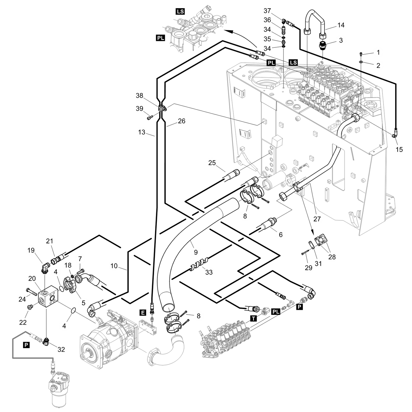 фотография Гидравлический шланг 5276771 от интернет-магазина sp.parts