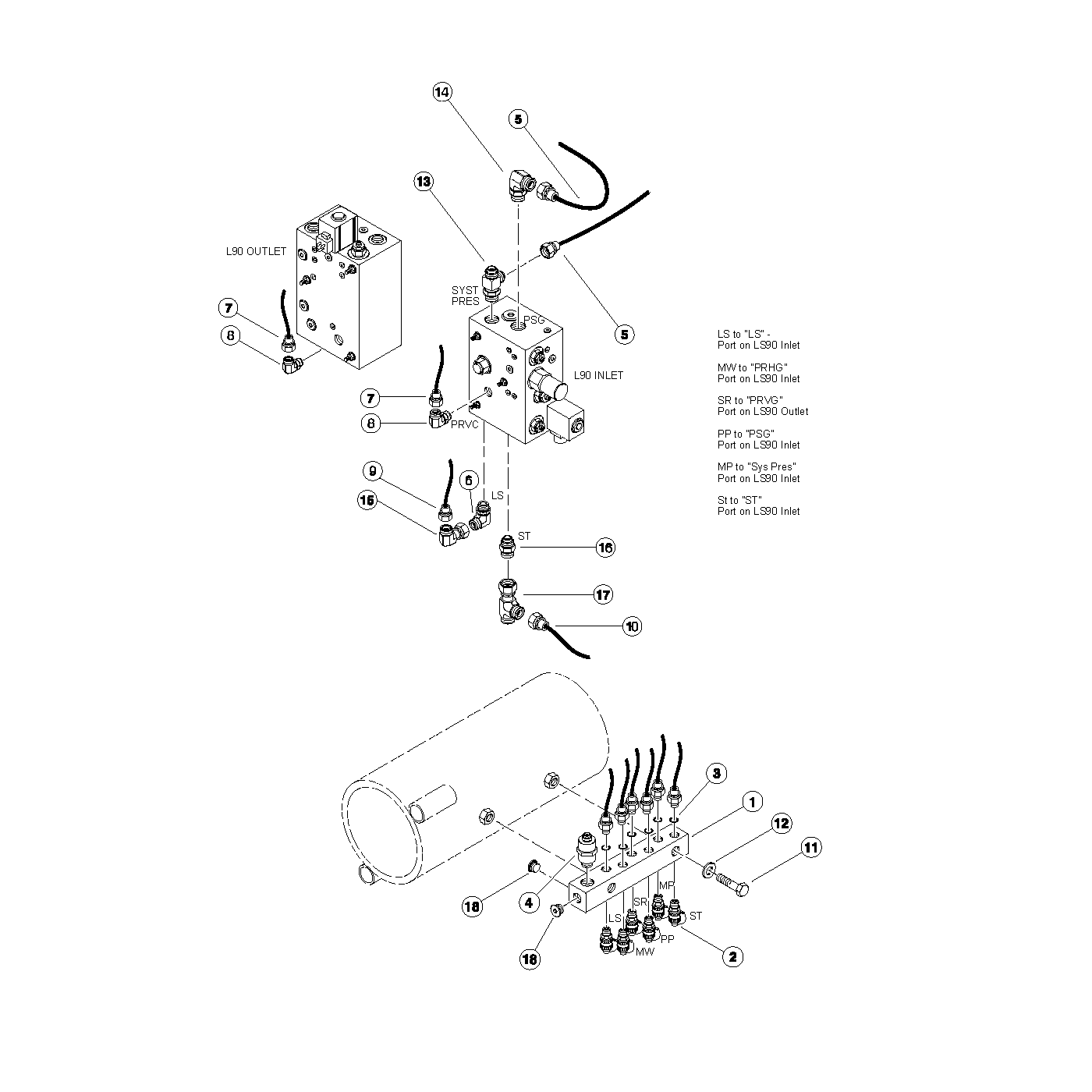 фотография гидравлические ниппель 830044 от интернет-магазина sp.parts