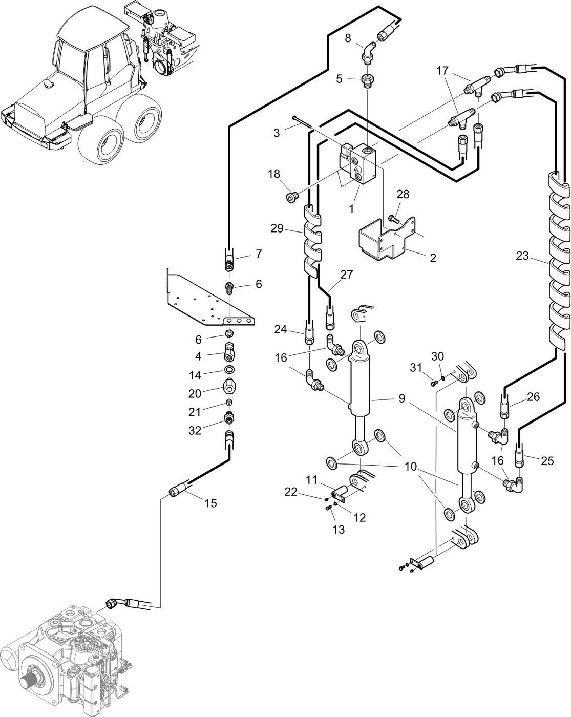 фотография Гидравлический шланг 5244756 от интернет-магазина sp.parts
