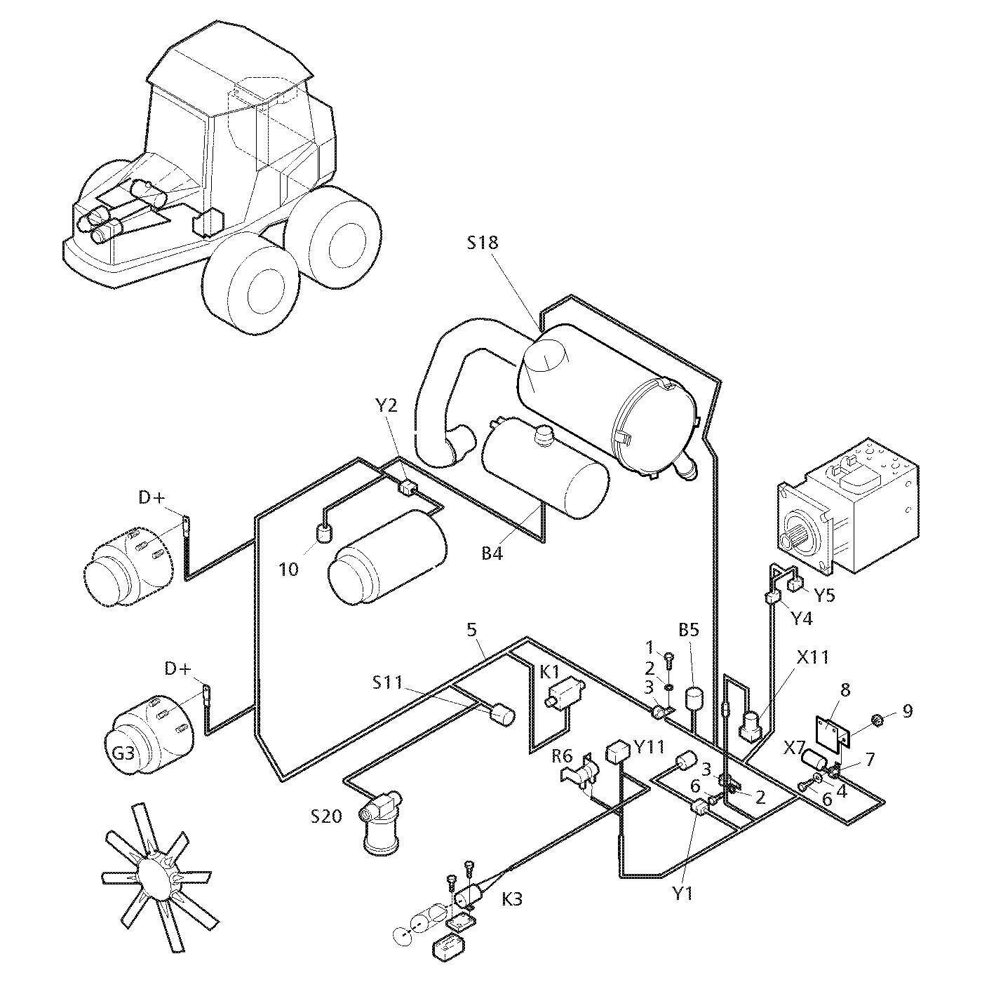 фотография Проводка 5054809 от интернет-магазина sp.parts