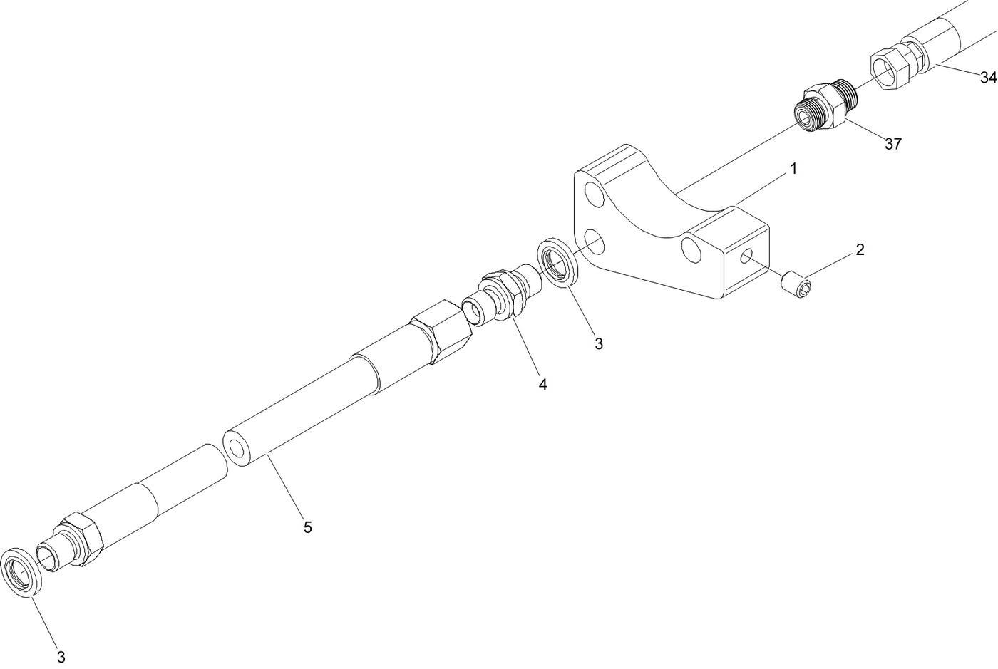 фотография Гидравлический шланг 5251597 от интернет-магазина sp.parts