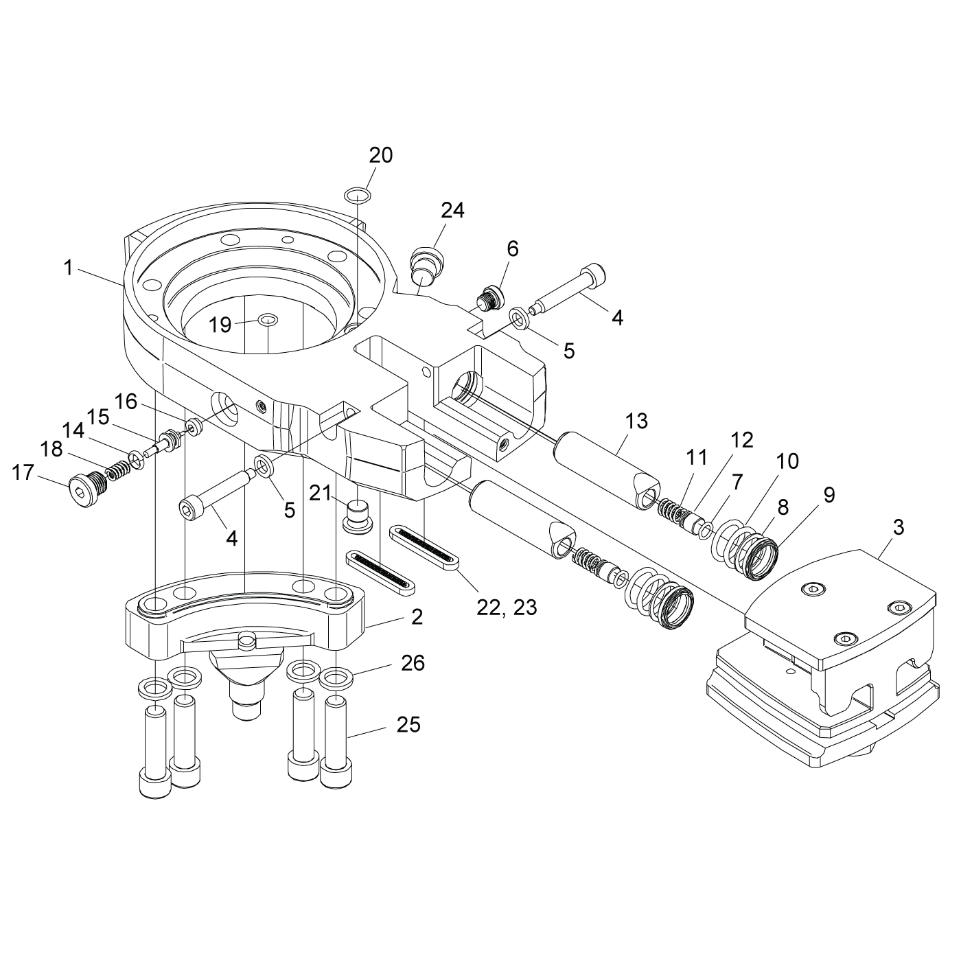фотография Монтажная арматура цилиндра 5285800 от интернет-магазина sp.parts