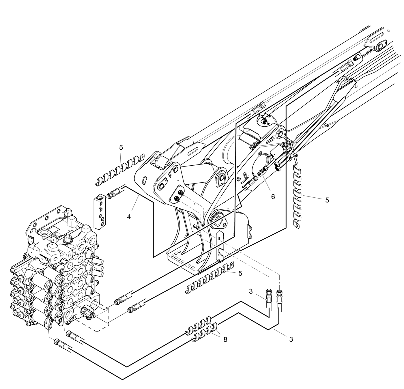 фотография Гидравлический шланг 5192192 от интернет-магазина sp.parts