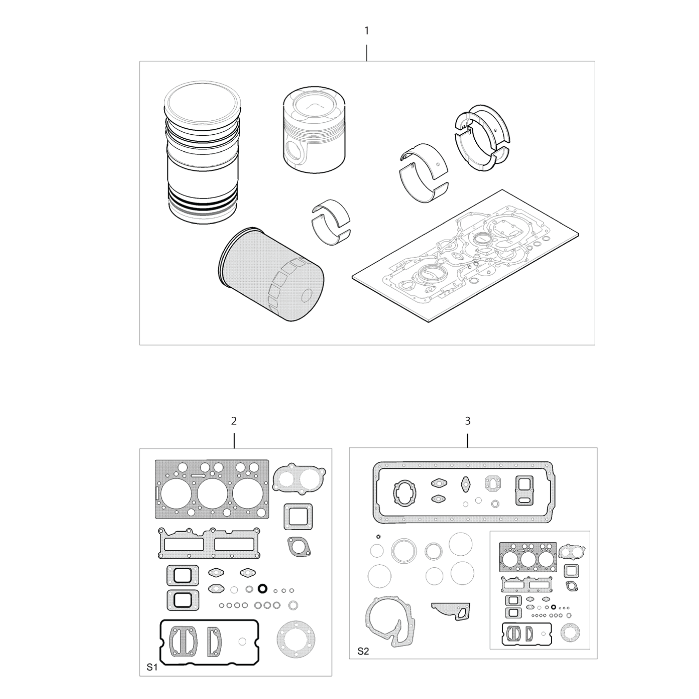 фотография Комплект прокладок 5266011 от интернет-магазина sp.parts