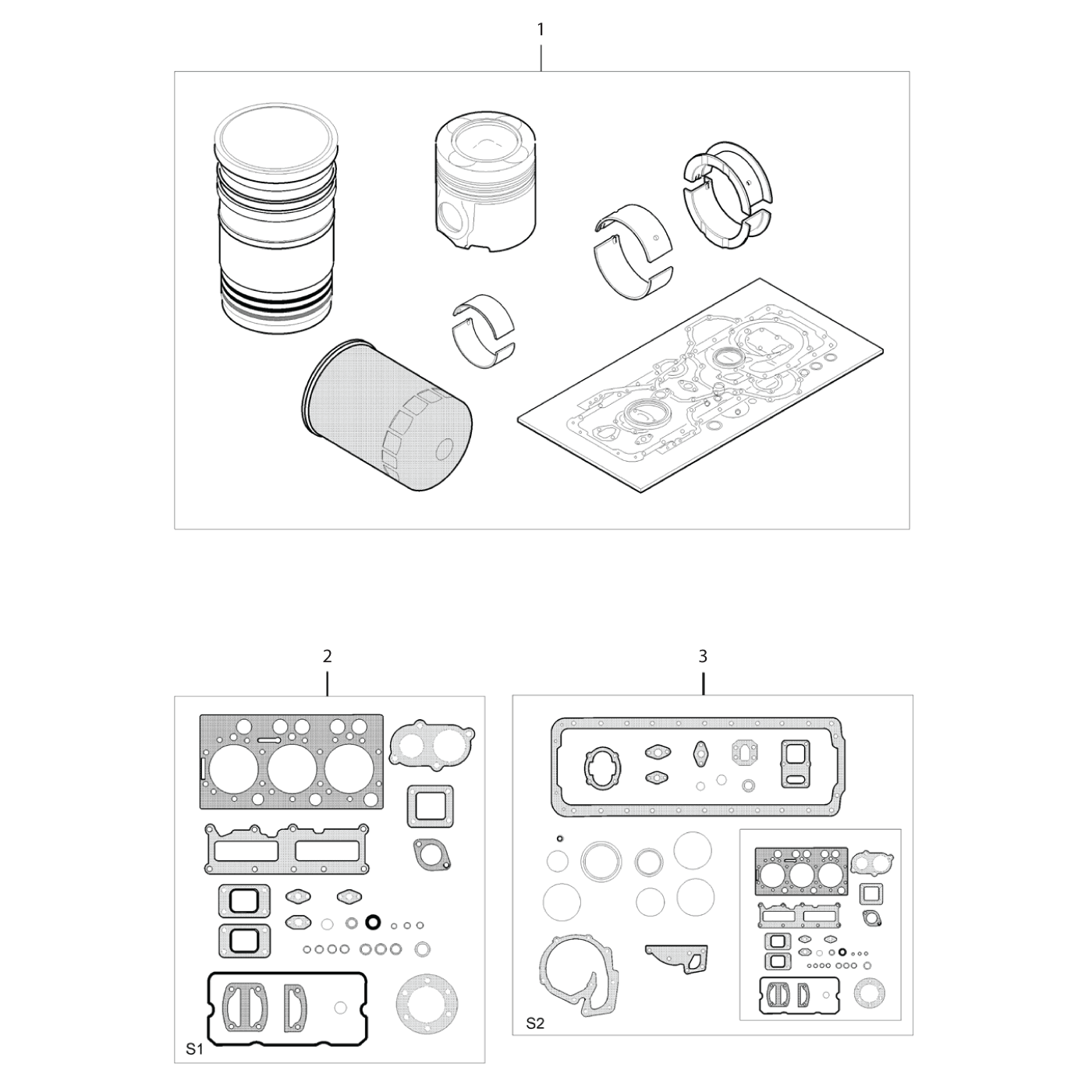 фотография Комплект прокладок 5265607 от интернет-магазина sp.parts