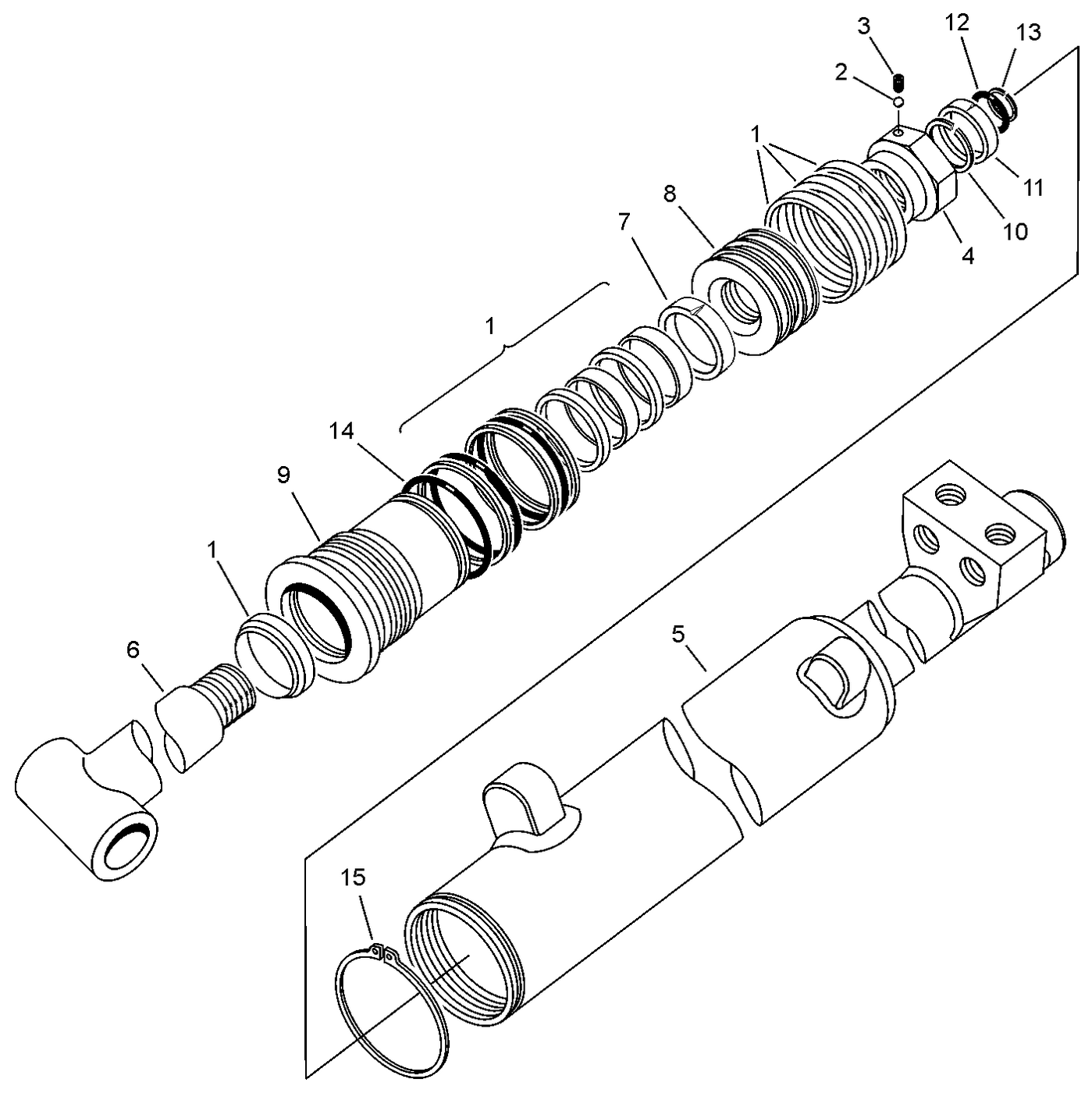 фотография Гидравлический цилиндр 5078835 от интернет-магазина sp.parts