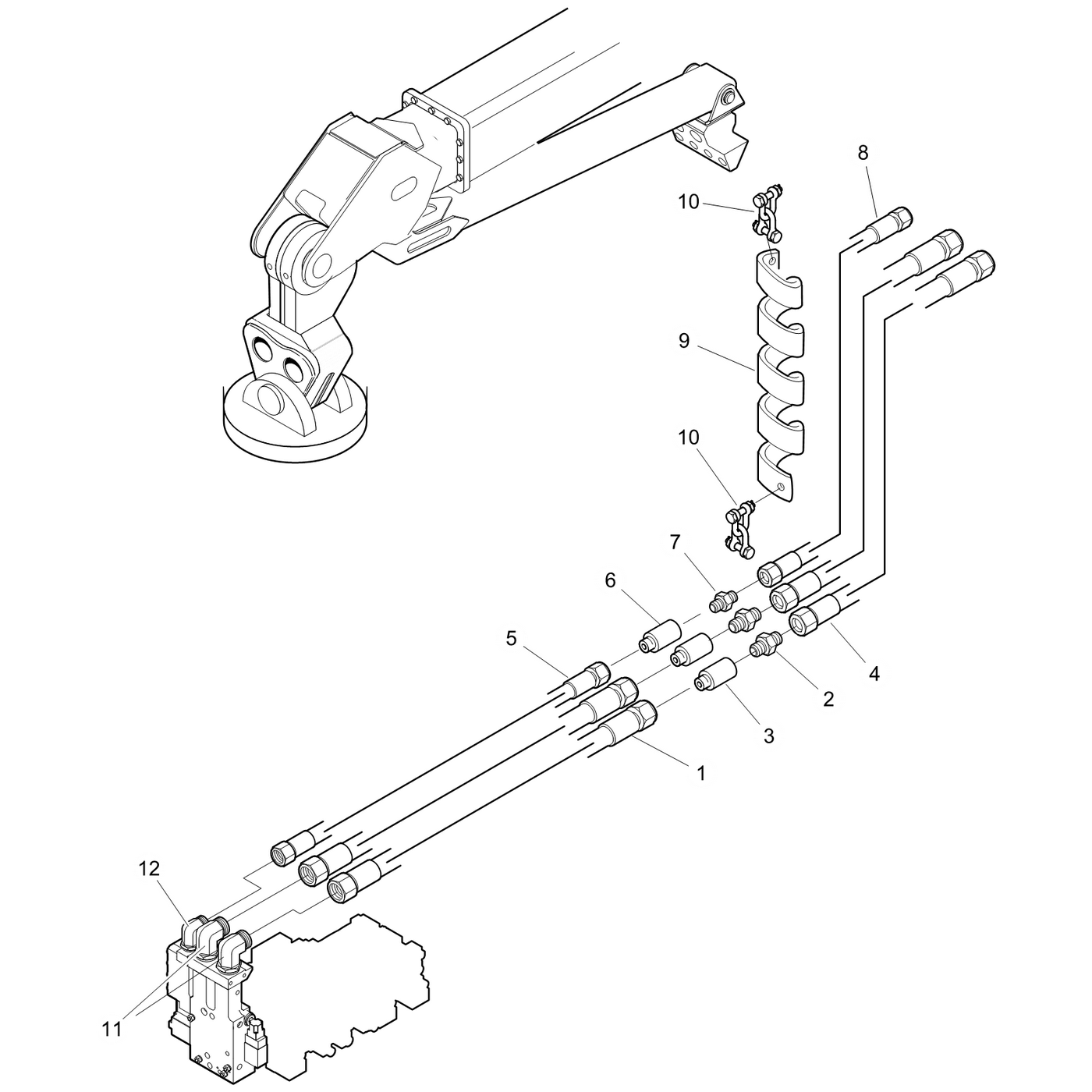 фотография Гидравлический шланг 5233637 от интернет-магазина sp.parts