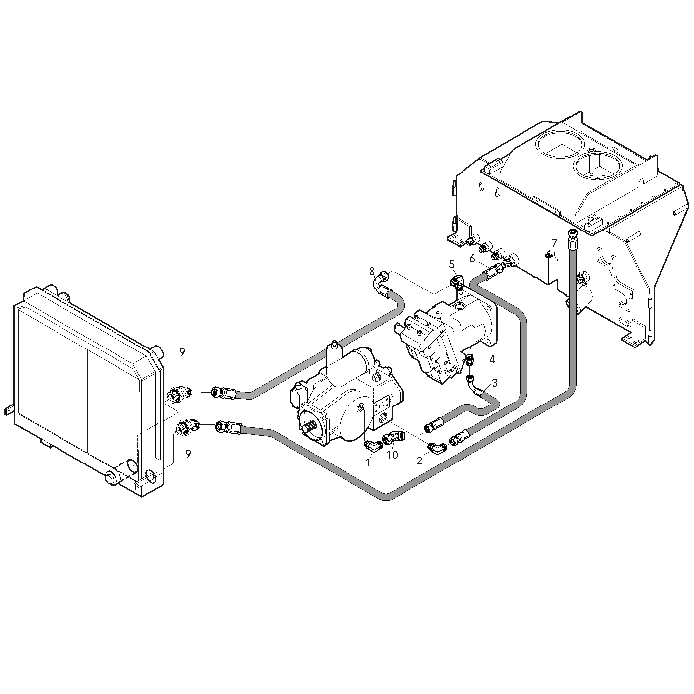 фотография Гидравлический шланг 5055727 от интернет-магазина sp.parts