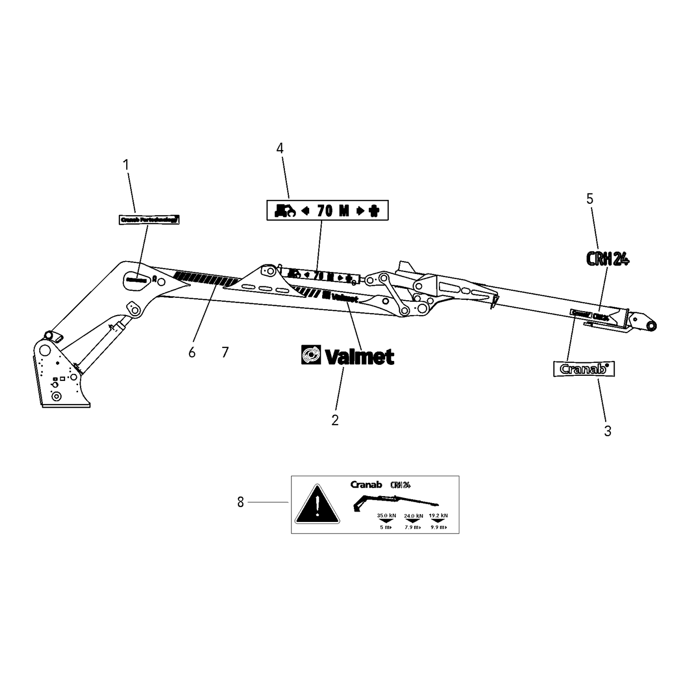 фотография Табличка с информацией о нагрузке 4691841 от интернет-магазина sp.parts